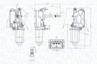 MAGNETI MARELLI Wischermotor, Art.-Nr. 064070500010
