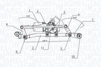 MAGNETI MARELLI Scheibenreinigungsanlage, Art.-Nr. 064377500010
