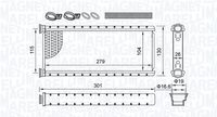 MAGNETI MARELLI W�rmetauscher, Innenraumheizung, Art.-Nr. 350218514000