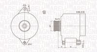 MAGNETI MARELLI Generator, Art.-Nr. 063731157010