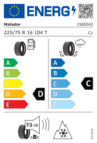 Matador Winterreifen "[Matador] 225/75R16 104T - MP92 Sibir Snow", Art.-Nr. 15855420000