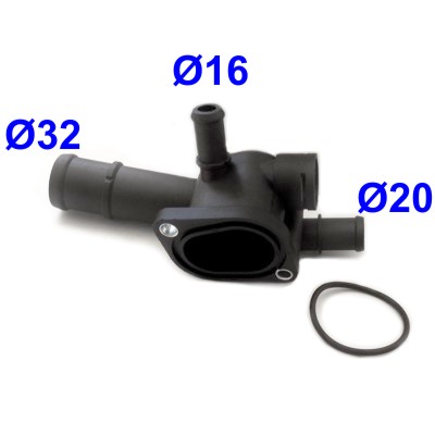 Meat & Doria Kühlmittelflansch 93175 Für Ford Vag