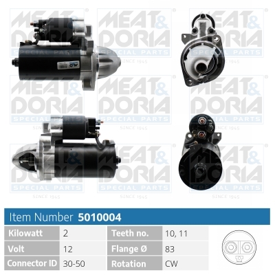 MEAT & DORIA Starter 5010004 für Mercedes