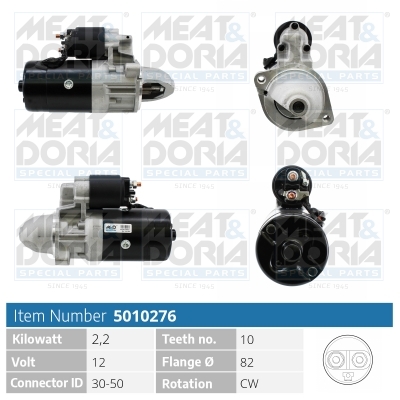 MEAT & DORIA Starter 5010276 für Mercedes