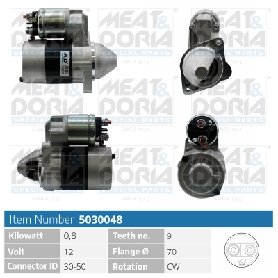 MEAT & DORIA Starter 5030048 für Mercedes SMART