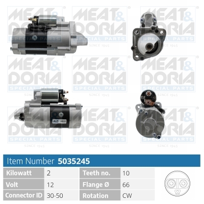MEAT & DORIA Starter 5035245 für MITSUBISHI Suzuki
