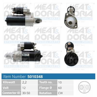 MEAT & DORIA Starter 5010348 für Mercedes