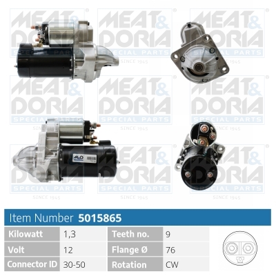 MEAT & DORIA Starter 5015865 für BMW