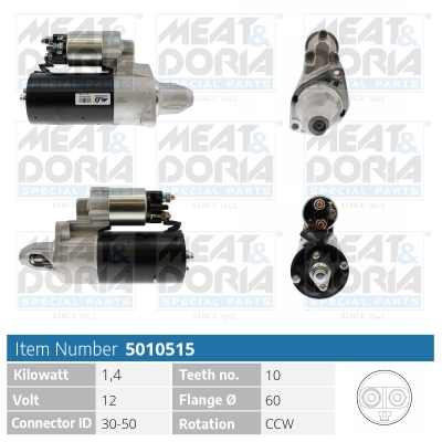 MEAT & DORIA Starter 5010515 für Mercedes