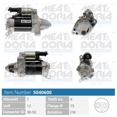 MEAT & DORIA Starter 5040600 für HONDA