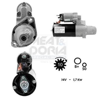 Meat & Doria Starter 5010323G Für Mercedes