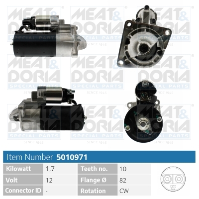 MEAT & DORIA Starter 5010971 für Chrysler JEEP