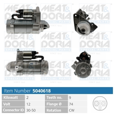 MEAT & DORIA 5040618 für TOYOTA