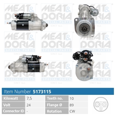 Meat & Doria 5173115 Für Fiat