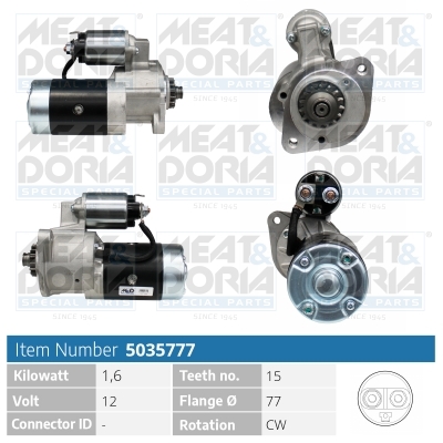 MEAT & DORIA 5035777 für MITSUBISHI