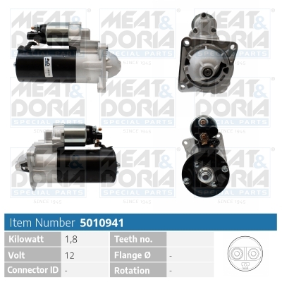 MEAT & DORIA Starter 5010941 für Chrysler