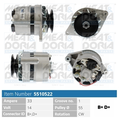 MEAT & DORIA 5510522 für Mercedes