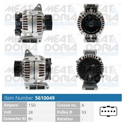 Meat & Doria 5610049 Für Mercedes