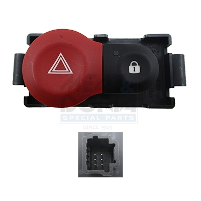 MEAT & DORIA Warnblinkschalter 23647 für RENAULT