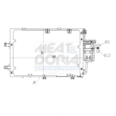 MEAT & DORIA 991298 für Opel GM