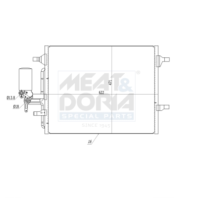 MEAT & DORIA 991211 für Volvo Ford