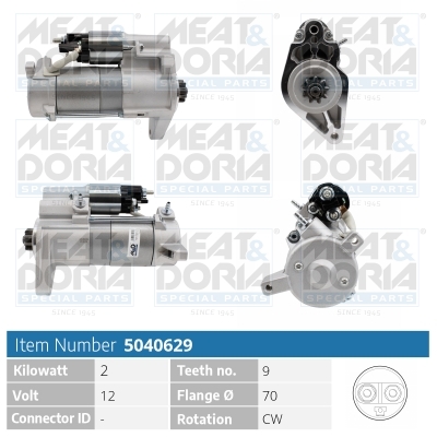MEAT & DORIA Starter 5040629 für ROVER