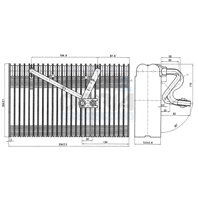Meat & Doria Verdampfer, Klimaanlage 997017 Für Opel