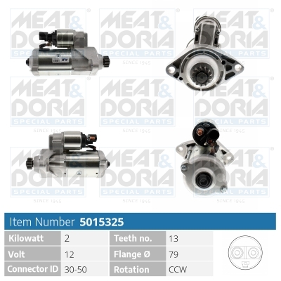 MEAT & DORIA Starter 5015325 für VW VAG