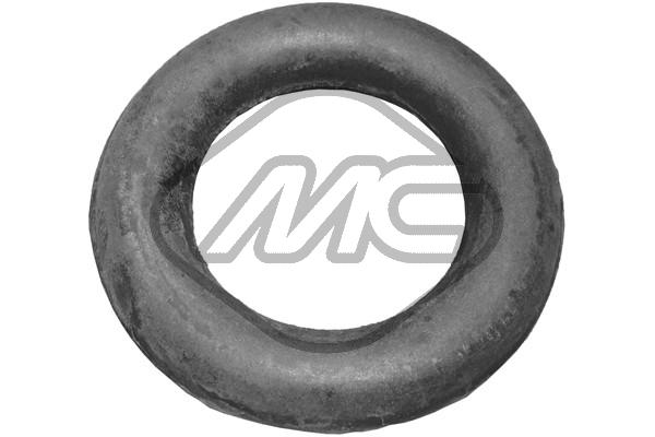METALCAUCHO Haltering, Schalldämpfer 00262 hinten für Opel