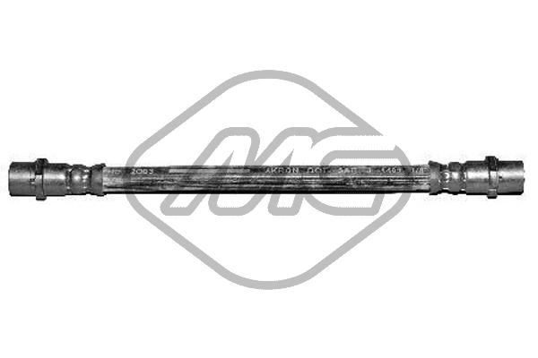 METALCAUCHO Bremsschlauch 96138 Hinterachse für Opel Vaughall