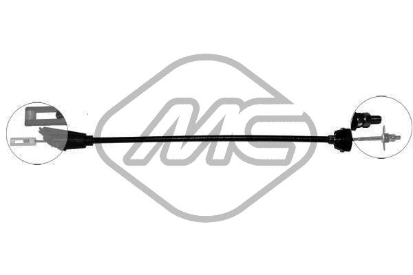 METALCAUCHO Seilzug, Kupplungsbetätigung 80700 für Citroën