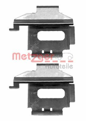 METZGER Zubehörsatz, Scheibenbremsbelag 1091282 für Mercedes