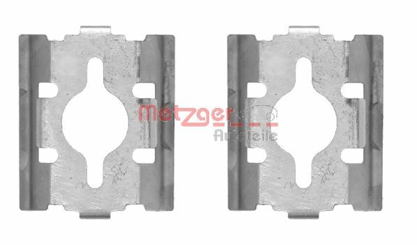 METZGER Zubehörsatz, Scheibenbremsbelag 1091600 für Peugeot Fiat Citroën