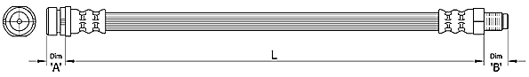 METZGER Bremsschlauch 4110368 für Volvo