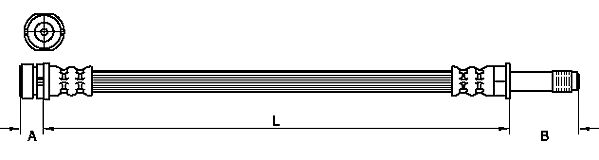 METZGER Bremsschlauch 4111218 für Ford
