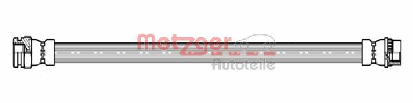 METZGER Bremsschlauch 4111143 für Peugeot