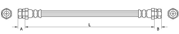 Metzger 4111534 Bremsschlauch für VW - Bild 4