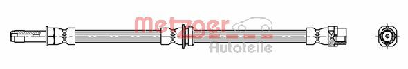 METZGER Bremsschlauch 4114074 für BMW