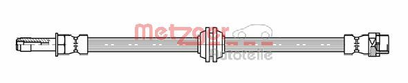 METZGER Bremsschlauch 4114072 für BMW