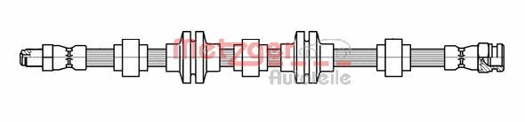 METZGER Bremsschlauch 4118438 für ALFA ROMEO