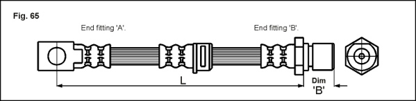 METZGER Bremsschlauch 4111758 für Opel Vaughall