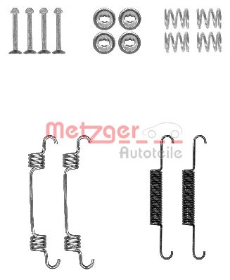 Metzger Autoteile Zubehörsatz, Feststellbremsbacken 105-0887