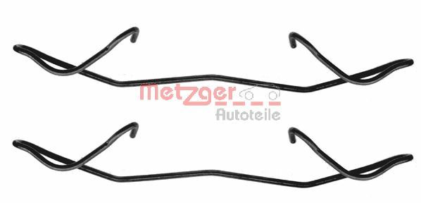 METZGER Zubehörsatz, Scheibenbremsbelag GREENPARTS 1091180 für Ford Opel Volvo Fiat RENAULT NISSAN Citroën/Peugeot