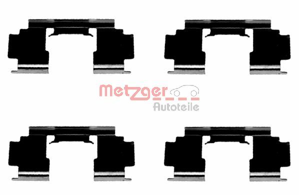 METZGER Zubehörsatz, Scheibenbremsbelag GREENPARTS 1091276 für ROVER HONDA