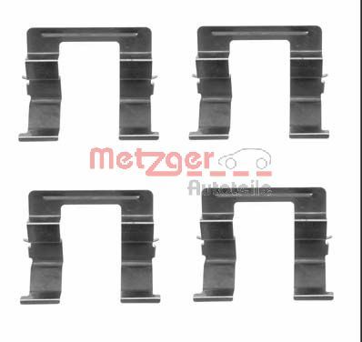 METZGER Zubehörsatz, Scheibenbremsbelag 1091605 für MAZDA
