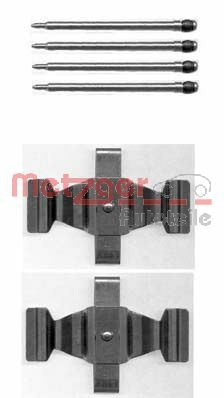 METZGER Zubehörsatz, Scheibenbremsbelag 1091643 für Mercedes