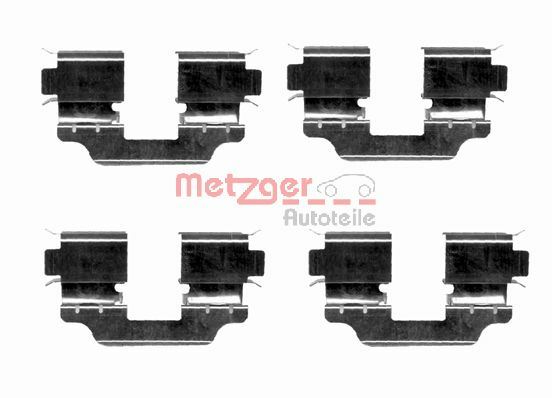 METZGER Zubehörsatz, Scheibenbremsbelag 1091653 für RENAULT
