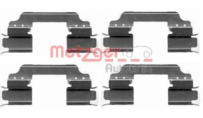 METZGER Zubehörsatz, Scheibenbremsbelag GREENPARTS 1091649