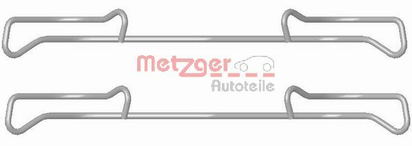 METZGER Zubehörsatz, Scheibenbremsbelag GREENPARTS 1091678 für RENAULT VAG Citroën/Peugeot