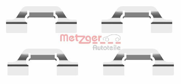 METZGER Zubehörsatz, Scheibenbremsbelag 1091685 für VAG